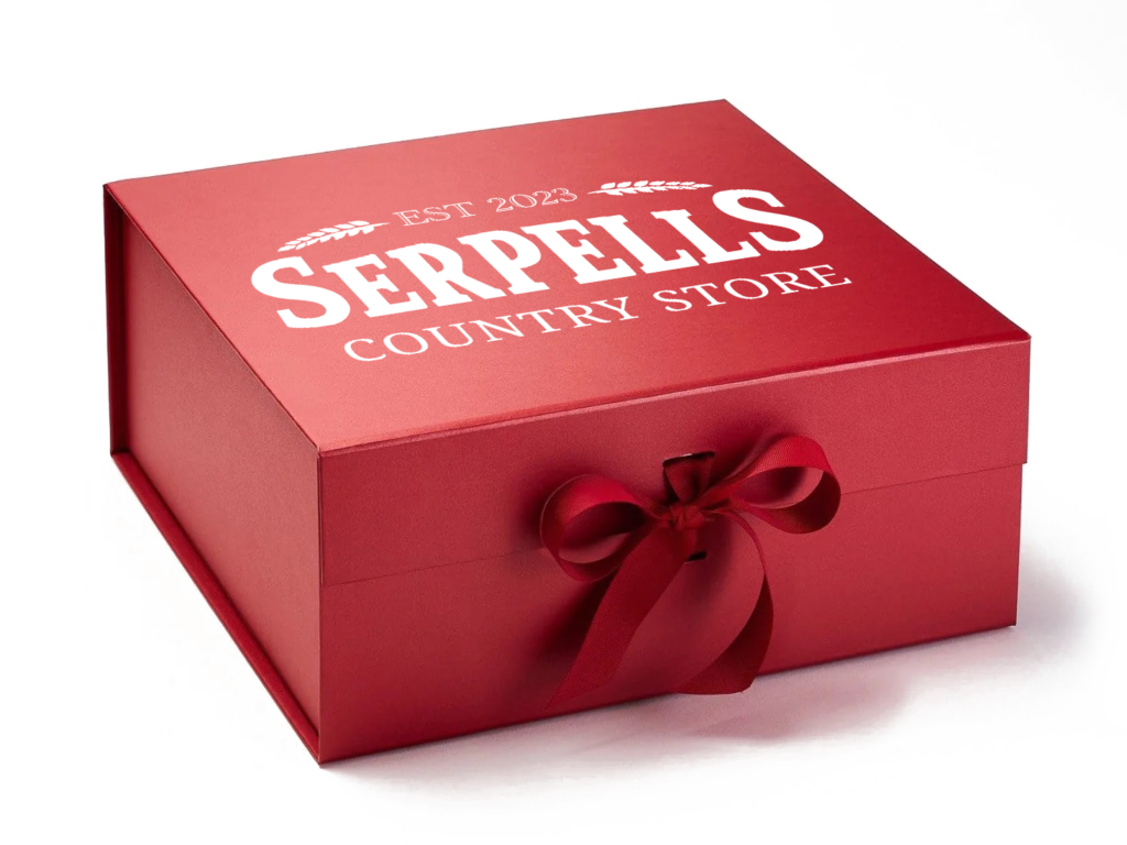 Serpells red gift box